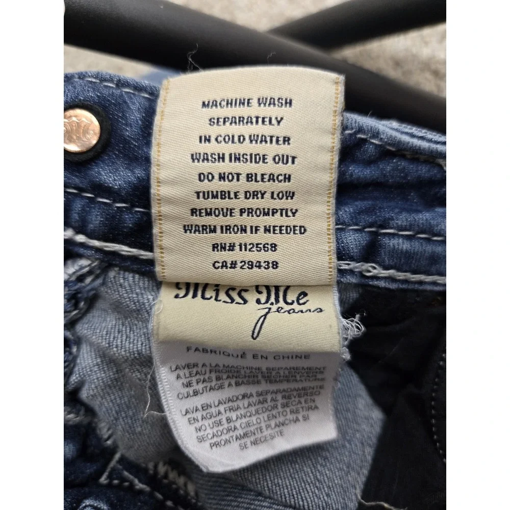 Miss Me Women's Blue Jeans, Size 29 (29x31), Mid-Rise, Skinny Fit, Denim - Picture 14 of 16